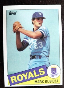 Topps #127 Mark Gubicza 1985 lanzador Kansas City Royals envío gratuito - Imagen 1 de 1