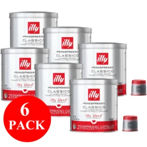 6 x illy Classico Iperespresso Capsules 21pcs 140g - Picture 1 of 2