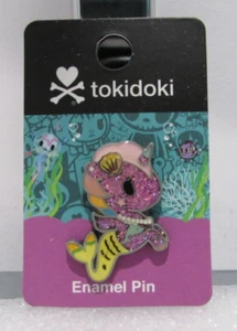 Prendedor brillante Tokidoki Mermicorno Perla RARO Loungefly - Imagen 1 de 7
