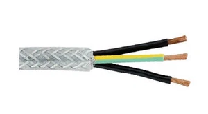 SY Cable 3 Core 4mm Steel Braided Multicore Control Flexible. Sold PER METER - Picture 1 of 1