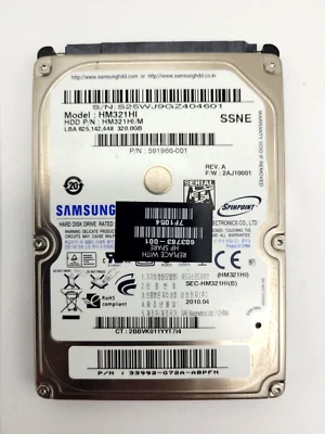 Samsung HDD Hard Drive SATA Laptop 2.5" HM321HI/M 320GB 591966-001 - Image 1 of 4