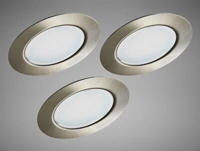 Trango 3er Set G4E-032 LED Möbel Einbaustrahler 12 Volt AC/DC Einbauleuchte  - Bild 1 von 4