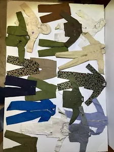 1964 + Hasbro GI Joe Camouflage Uniform Outfit Clothes Most W/Tags - Picture 1 of 12