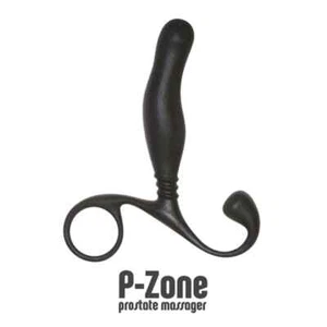 ICON P-ZONE PLUS PROSTATE MASSAGER-BLACK - Picture 1 of 2