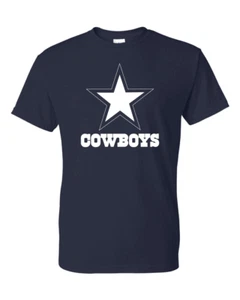 Dallas Cowboys Star - All Colors + Sizes S-5XL & Kids - Free Shipping - Picture 1 of 29