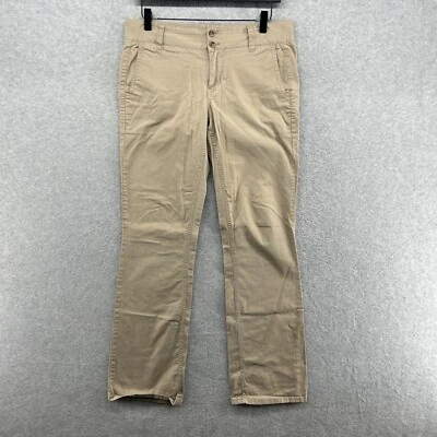 Mountain Khakis Pants Womens 6 Beige Flat Front Chino Khakis Classic Mid Rise - Image 1 of 4