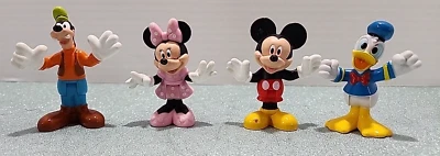 Lote de 4 figuras Mattel Disney 2013 Mickey y pandilla curva en la cintura adornos para pasteles Foto 1 de 4