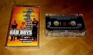 BAD BOYS MOTION PICTURE SOUNDTRACK VINTAGE CASSETTE TAPE RAP HIP-HOP RARE (1995) - Picture 1 of 3