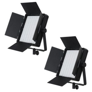 2x NANLITE LED-Studioleuchte CN-600 SA Fotostudio Leuchte Fotolampe Flächenlicht