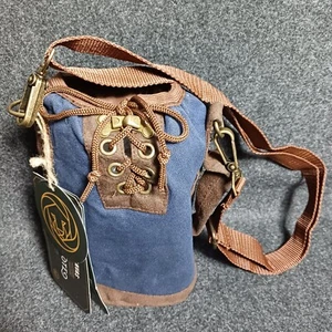 Picnic Time Legacy GrowlerTote Waxed Canvas Holds 64oz Navy Tote Only - Picture 1 of 15