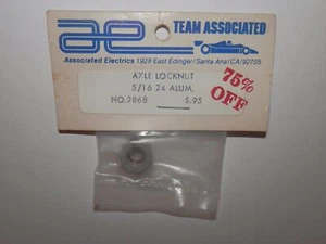Team Associated Axle Lock Nut 5/16 24 Aluminum #2868 NOS - Picture 1 of 1