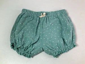 ZARA Seafoam Green/Blue & White Polka Dot Bloomers. Sz 3-4. Washed, Not Worn. - Picture 1 of 4