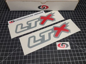 LTX Decals (2pk) Performance Racing Engine Accent Stickers 6.2L LT1 LT4 LT2 LT6 - Picture 1 of 14