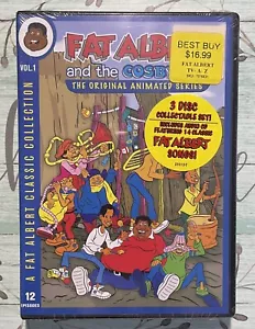 FAT ALBERT AND THE COSBY KIDS Original Animated Series Vol 1 3-Disc Set DVD & CD - Picture 1 of 5