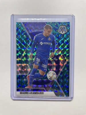 2020-21 PANINI MOSAIC LA LIGA SOCCER GETAFE MAURO ARAMBARRI PEACOCK #62 - Image 1 of 2