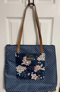 Matilda Jane Large Floral Tote Weekender Beach Tote Bag Front and Back Pockets - Picture 1 of 13