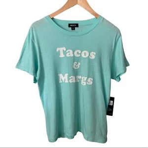 NWT WILDFOX medium tacos & Margs distressed tee shirt - Picture 1 of 6