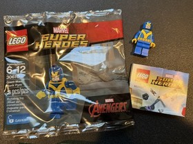 LEGO Marvel: Giant Man Hank Pym Minifigure w/pilybag and instructions (30610) 