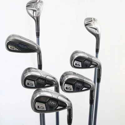 Juego de plancha híbrida Adams Idea V3/V4 4H,6H,7-P,G grafito senior flexible derecha P-153669 Foto 1 de 4