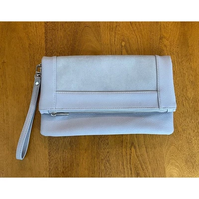 Bolso de mano plegable Sole Sole Sole Society de gamuza lavanda - correa de muñeca - lila - púrpura Foto 1 de 4