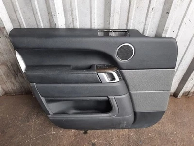 Range Rover Sport L494 Left Front Door Panel Trim Cover Card Black Leather - Image 1 of 4
