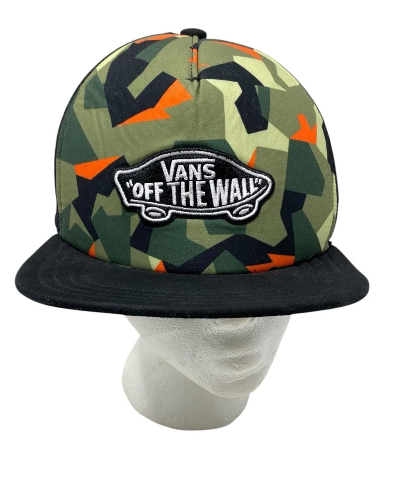 VANS Off the Wall Digital Camo Mesh Trucker Hat Snapback Adjustable Soft -Skater - Image 1 of 4