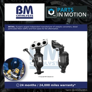 Catalytic Converter Type Approved + Fitting Kit Front BM91557HK BM Catalysts New - Picture 1 of 8