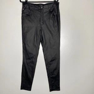 Fashion Nova Faux Leather High Waist Slim Pants Women's Size 14 Plus - Picture 1 of 7