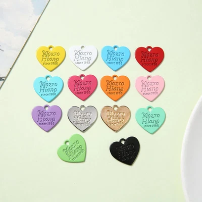 1/5/10/ 50 / 100 Stück niedliche Herzform Schlüsselanhänger - Bild 1 von 4