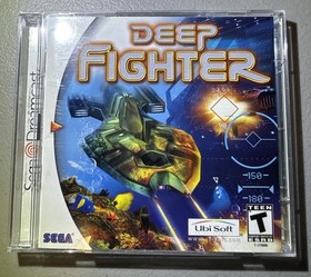 Deep Fighter (Sega Dreamcast, 2000) 2 Discs Game Complete with Manual CIB