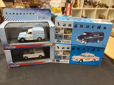 Vanguards Lot Police Collection Model Ford Transit MK1 ‘Cumbria Morris Austin x4 - Image 1 of 4