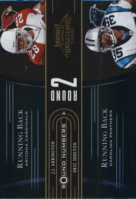 2005 Contenders Round Numbers Blue #RN14 Arrington/Shelton/Brown/Jackson/500 - Image 1 of 2