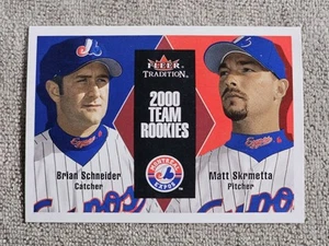 2000 Fleer Tradition Update Team Rookies Brian Schneider Matt Skrmetta #U146 - Picture 1 of 2