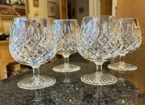 Stuart Crystal Shaftesbury Pattern Balloon Brandy Glass X 4 - Picture 1 of 3