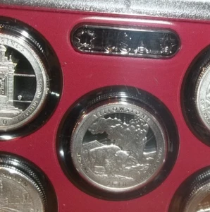 2010-S Silver Quarter "YELLOW STONE" Proof from Silver Proof Set - Picture 1 of 1