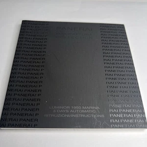 PANERAI LUMINOR 1950 MARINA 3 DAYS AUTOMATIC INSTRUCTIONS MANUAL 2008 - Picture 1 of 7