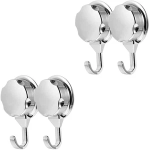  2 Pack Suction Cup Wall Hanger Shower Holder for Hook Bathroom Hooks - Picture 1 of 12