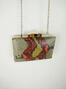 Ladies Designer Patent Box Clutch Bag Prom Evening Bag Bridal Handbag  - Picture 1 of 10