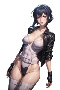 Motoko Kusanagi Ghost in the Shell Weatherproof Anime Sticker 6" Car Decal S3 - Picture 1 of 1