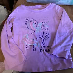 Osh Kosh Toddler Girls Unicorn Top….Call Me A Dreamer - Picture 1 of 4