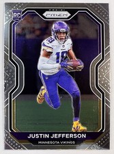 2020 Panini Prizm Justin Jefferson Rookie Card RC #398 Minnesota Vikings