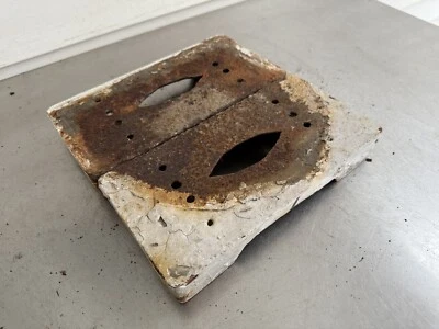 建筑救助 Primitve 农舍铸铁门廊柱子底座 — 第 1/4 张图片