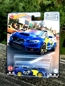Hot Wheels 2019 Boulevard Subaru WRX STI (#24) Blue 2021 SHIPS 24 HRS! - Picture 1 of 7