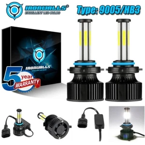 6-Sided 9005 LED High/Low Beam Headlights For 2013-2015 FORD EXPLORER 2011 2012 - Picture 1 of 12