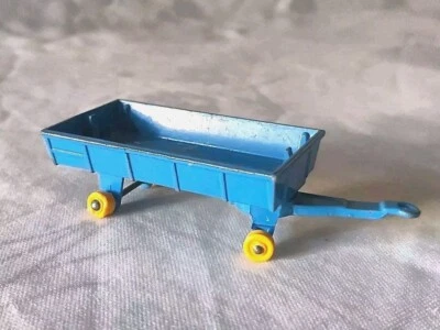 Matchbox Series No.40 (A) Hay Trailer 💙💛 Blau Gelb England 1967 - 1972 Lesney - Bild 1 von 4