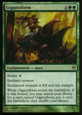 Gigantiform Foil | NM | Zendikar | Magic MTG