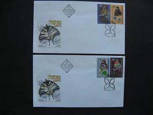 BULGARIA, 2x cover FDC 1998, butterflies insects - Picture 1 of 1