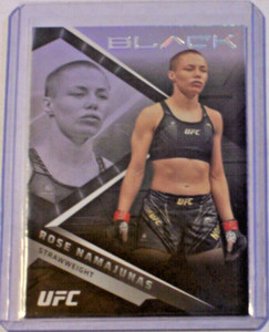 2022 Panini UFC Chronicles Black Base Card Rose Namajunas #214 Free Shipping