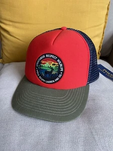 Ralph Lauren Sportsman Expedition Patch Cappellino Camionista Vintage Retrò Corona Taglia Unica - Foto 1 di 9