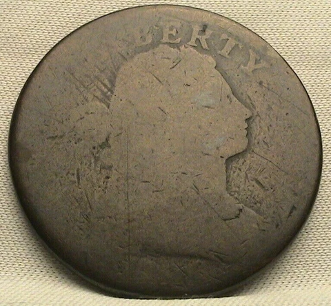1796 Draped Bust Large Cent. S-101 R5 Cover